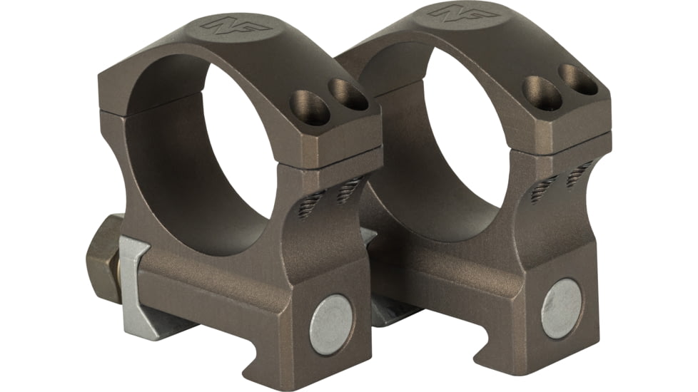 NightForce XTRM Ultralite Riflescope Rings Set, 30mm Tube, 1.0in Medium, 4 Screw, Dark Earth, A677