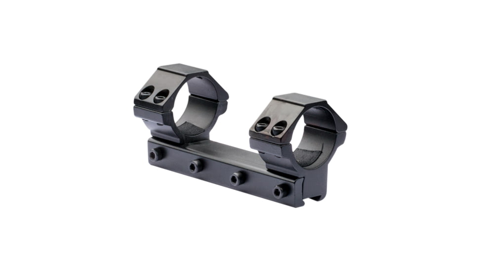 Nikko Stirling One Piece Air King 3/8'' Mounts w/ Recoil Stop, 30mm, Medium, Matte Black, NMC38ONE30