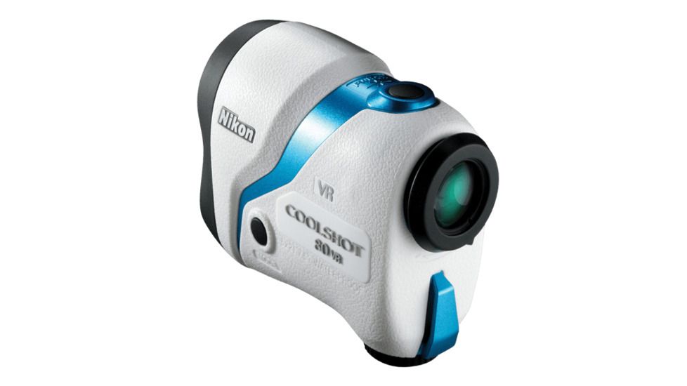 Nikon Coolshot 80 Vibration Reduction Range Finder, White,Blue, 16206