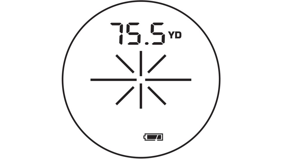 Nikon ProStaff 550 Laser Rangefinders Reticle