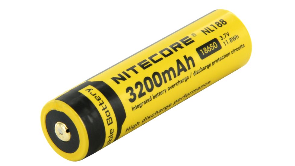 Nitecore NL1832 18650 Battery - 3200mAh, Yellow, NL1832