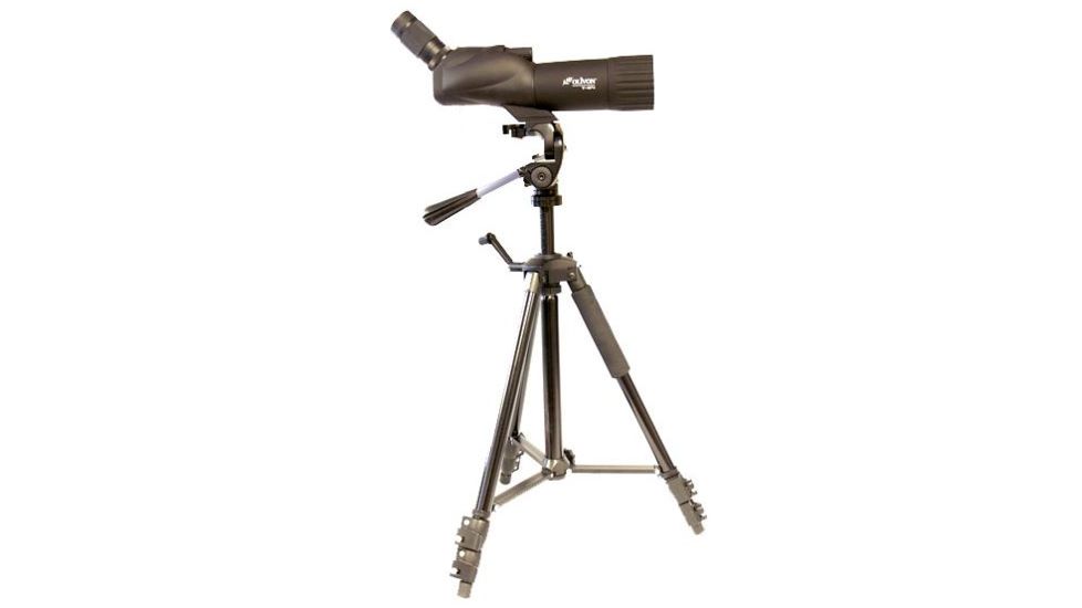 Olivon T-64 64mm Angled Spotting Scope, Black, Medium OLT64-US