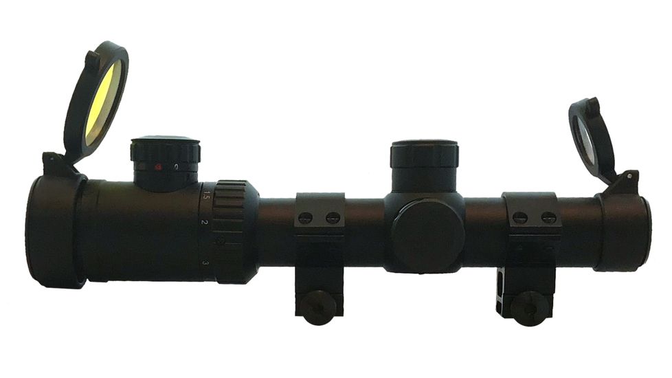 Osprey Global 1-6X24 Range Finding Reticle, Black 1-6x24