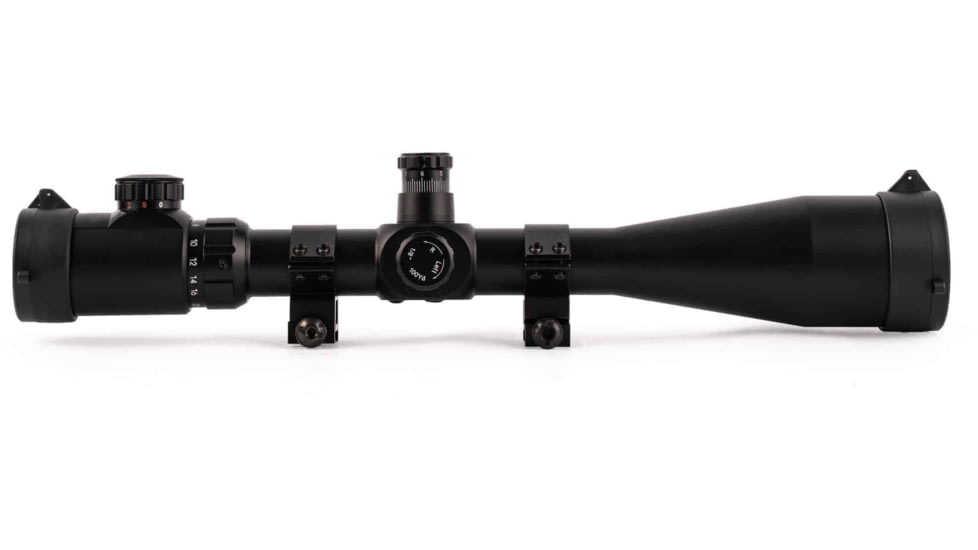 Osprey Global 6-24x50mm Illuminated Tactical Rifle Scope, 30mm Tube, Rangefinder Reticle, Black, TA6-24x50IRF