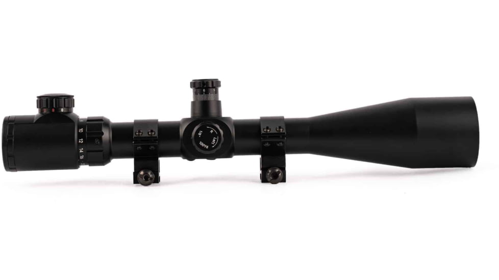 Osprey Global 6-24x50mm Illuminated Tactical Rifle Scope, 30mm Tube, Rangefinder Reticle, Black, TA6-24x50IRF