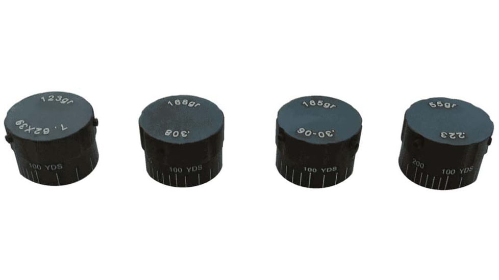 Osprey Global BDC Elevation Turrets For Compact Riflescopes, 308, 165 Grain, Black, CP 308 BDC