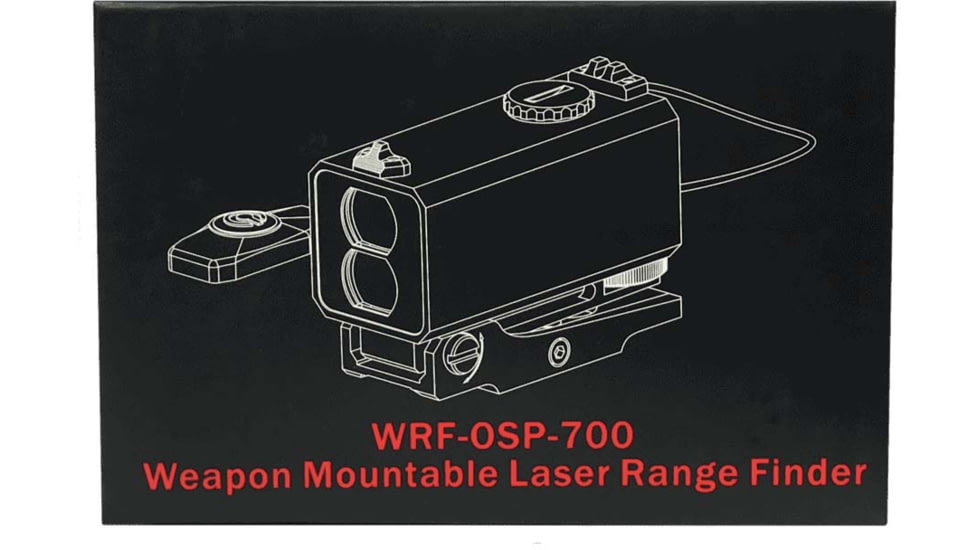 USED Osprey Global Weapons Mountable Laser Rangefinder, 700m, Black, WRF-OSP-700, EDEMO1, Used, Condition Fair, Installed/Mounted