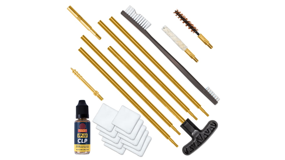 Otis Technology Sectional Rod Rifle and Pistol Cleaning Kit, 110 Pieces, .22/.223/5.56 NATO, FG-SRS-22
