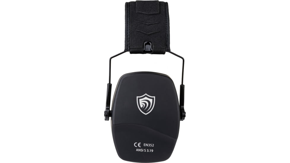 Otis Technology Ear Shield Ranger Passive Ear Muffs, 26dB, Black, FG-ES26P-BKH