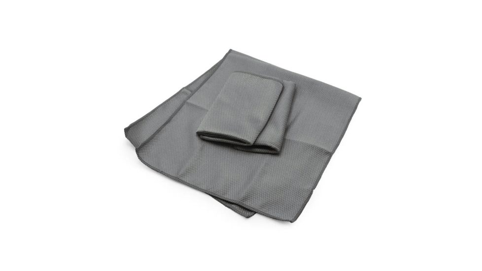 Otis Technology Microfiber Towel, 3 Pack, Grey, Small FG-3502-CG-3