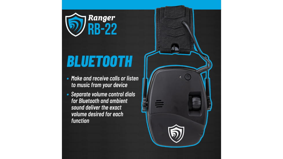 Otis Technology Earshield Ranger Electronic Earmuff w/ Bluetooth