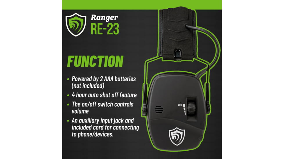 Otis Technology Earshield Ranger Electronic Pro Earmuff