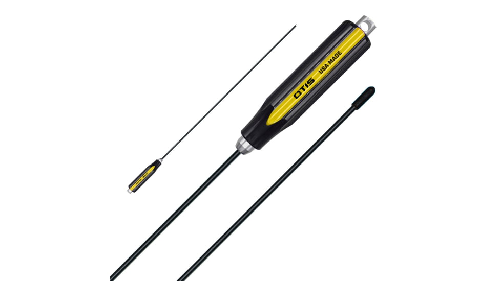 Otis Technology Stainless Steel Coated Rod, .22Cal, Black/Yellow, 36in, FG-SROD-22SC