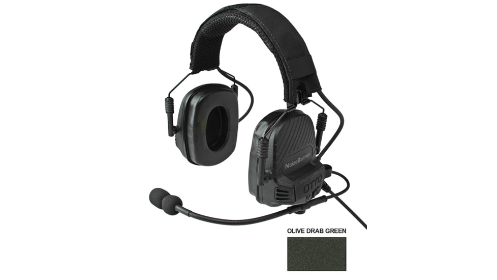 OTTO Engineering NoizeBarrier TAC, Olive Drab Green, One Size Fits All, V4-11032OD