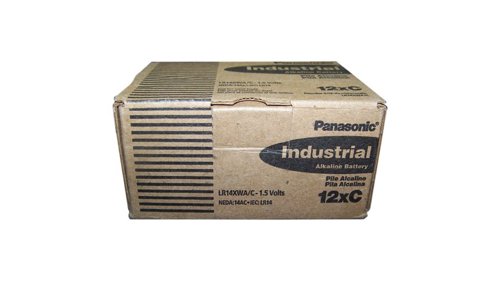 Panasonic Alkaline C Cell - 12 Piece box of Batteries LR14XWAC