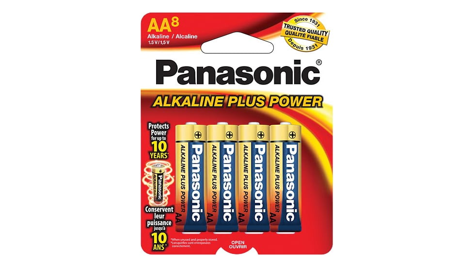 Panasonic Alkaline Plus Power Aa 2-pk AM-3PA/B2