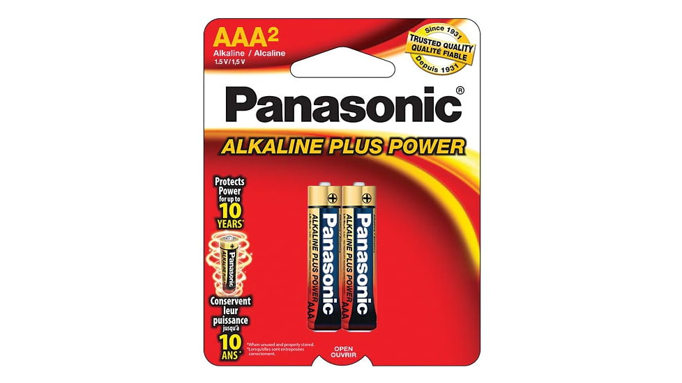 Panasonic Alkaline Plus Power Aa 2-pk AM-3PA/B2