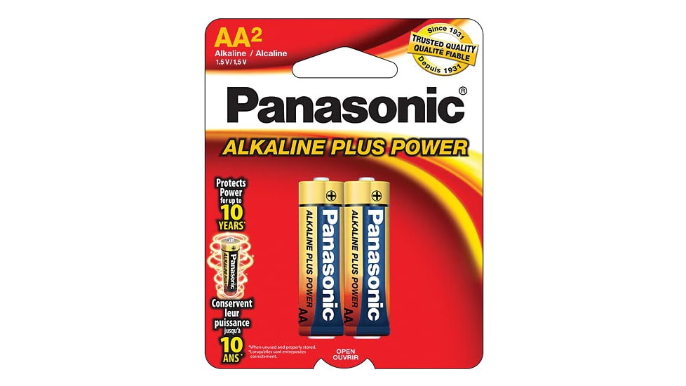 Panasonic Alkaline Plus Power Aa 2-pk AM-3PA/B2