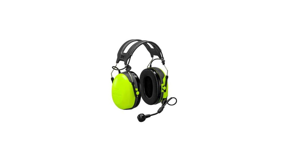PELTOR CH-3 Headset w/Ptt Headband, Black/Yellow, MT74H52A-111