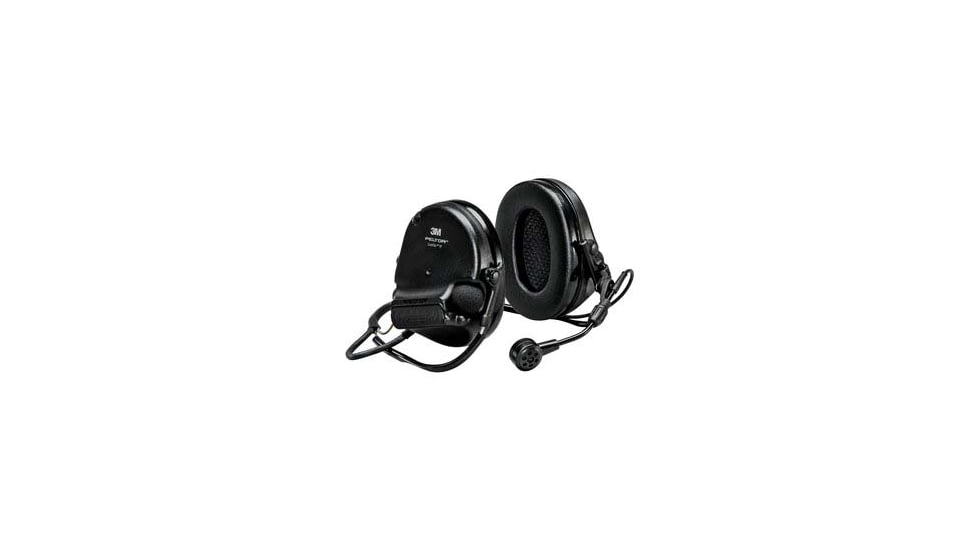 PELTOR Swattac VI NIB Neckband Mi Input Dynamic Boom Mic Headset, Black, MT20H682BB-09N SVS