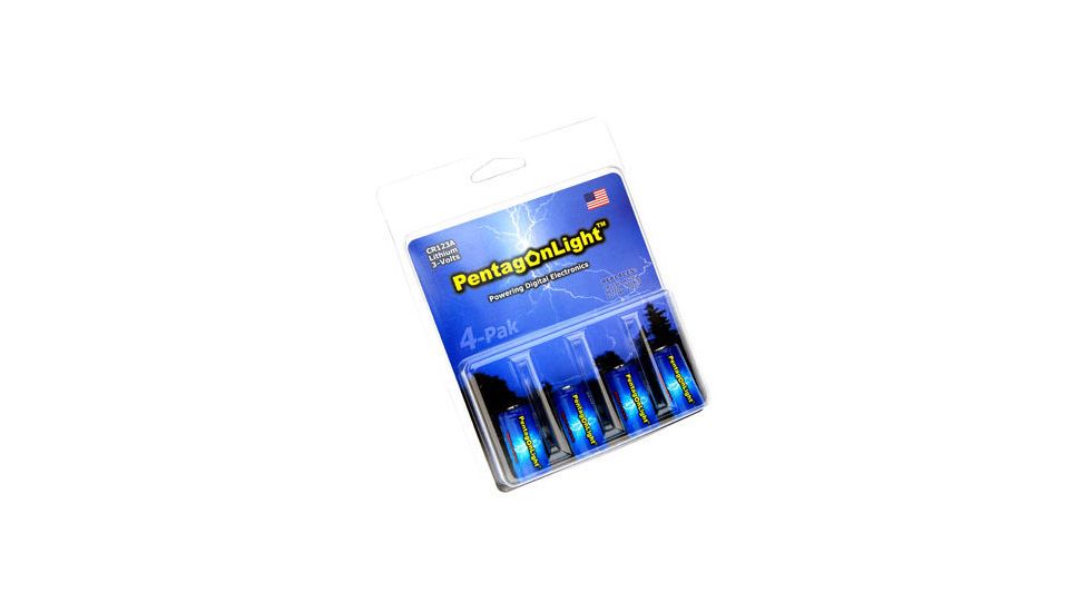 Pentagonlight 4-Pak CR-123A Lithium Battery P-LB4