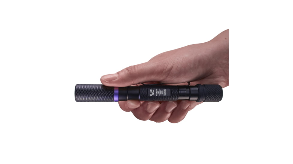 Police Security Flashlights Psf 395nm Uv Penlight Black W/ 2aaa Batteries
