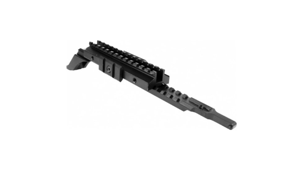 Poly Technologies AK47 SAIGA Top Rail Weaver Mount For Scopes - Chinese AK Rifle, Black, 500-007