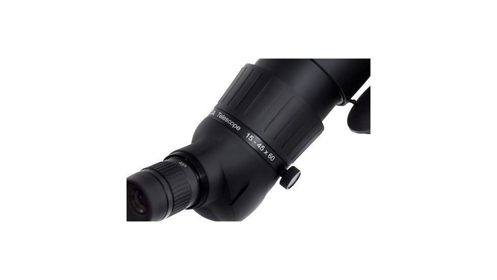 Praktica Hydan 15-45x60mm Angled Spotting Scope, Black PRA069