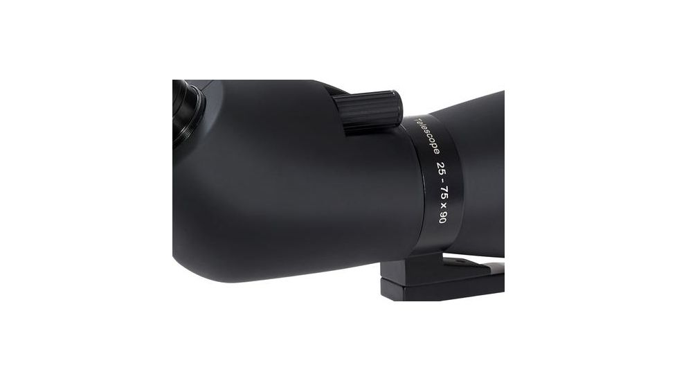 Praktica Hydan 25-75x90mm Angled Spotting Scope, Black PRA084