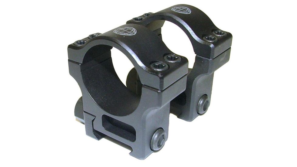 Precision Reflex 30mm Aluminum Rings, Intermediate, Black, 01-030-05