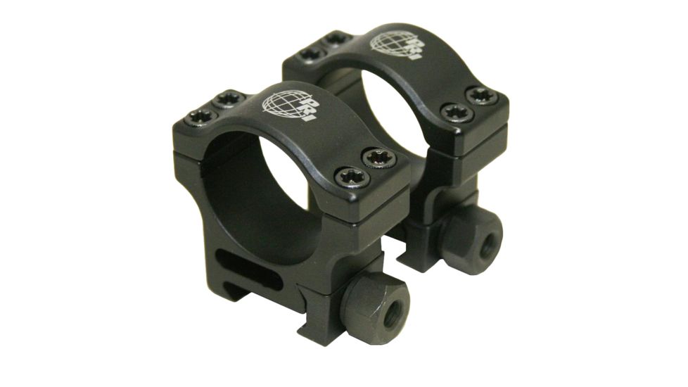 Precision Reflex 30mm Aluminum Rings, Standard, Black, 01-030-04