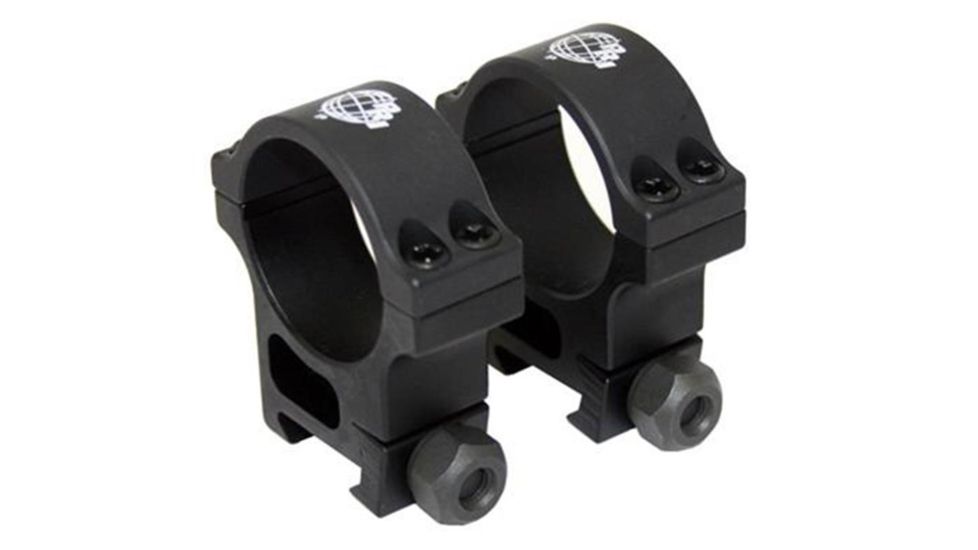 Precision Reflex 34mm Aluminum Rings, Standard, Black, 01-034-02