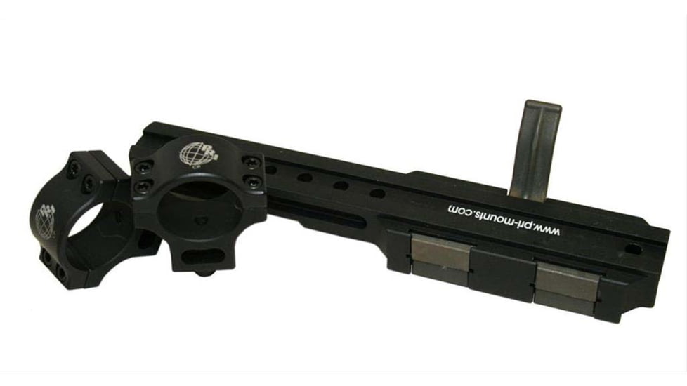 Precision Reflex Gator Grip Platform w/1in Low Rings, Black, 05-068-01L