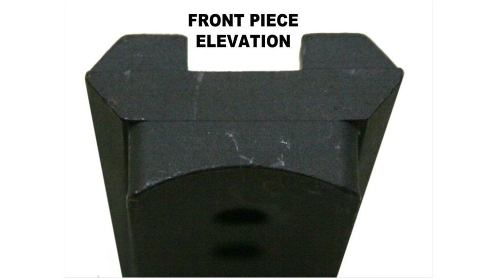 Precision Reflex Remington 700 2-Piece Tactical Base, Extra High, Black, 02-216-03