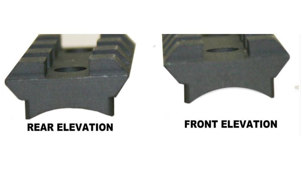 Precision Reflex Savage Accu Trigger 2-Piece Base, Black, 02-176-06