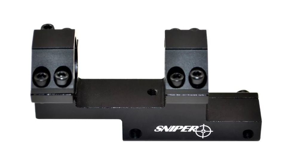 Sniper .22 Dovetail Scope Mount Integral Cantilever Rings, Black, AG-25EX38