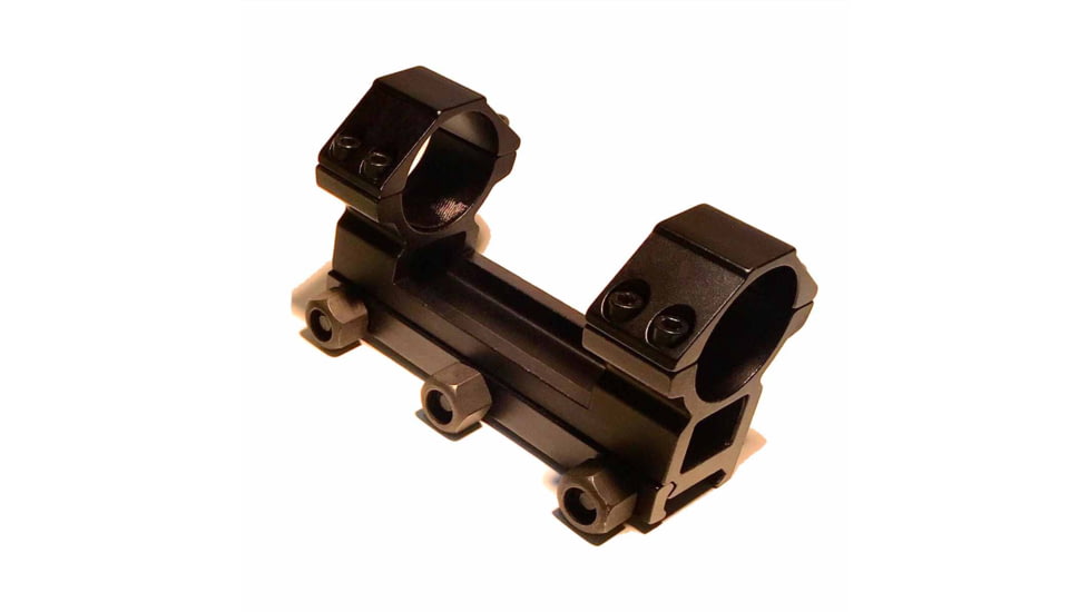 Pride Fowler Industries AR Picatinny/Weaver-Style Optic Mount, Alluminium, 30mm, One-piece, Black, PFI-ARMOUNT
