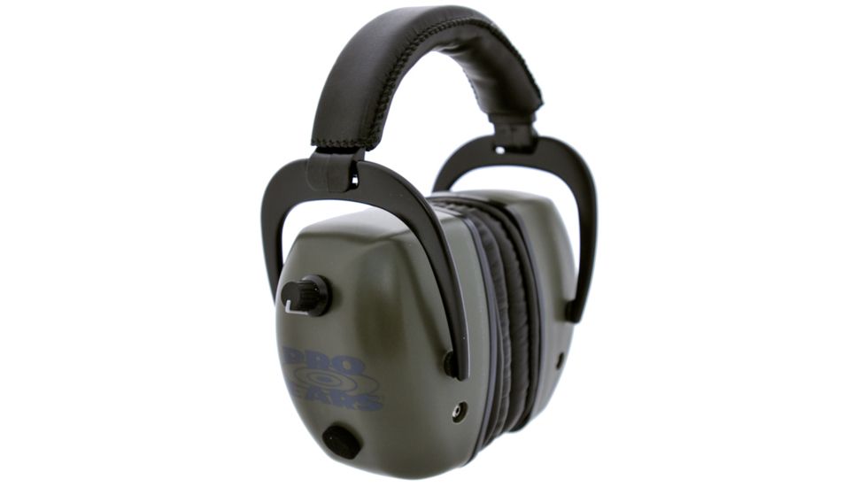 Pro Ears Pro Tac Mag Gold NRR 30 Hearing Protection Earmuffs, Green
