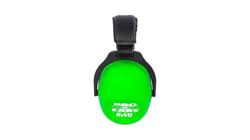 Pro Ears ReVo 26 Passive Hearing Protection Earmuffs, Neon Green PE-26-U-Y-003