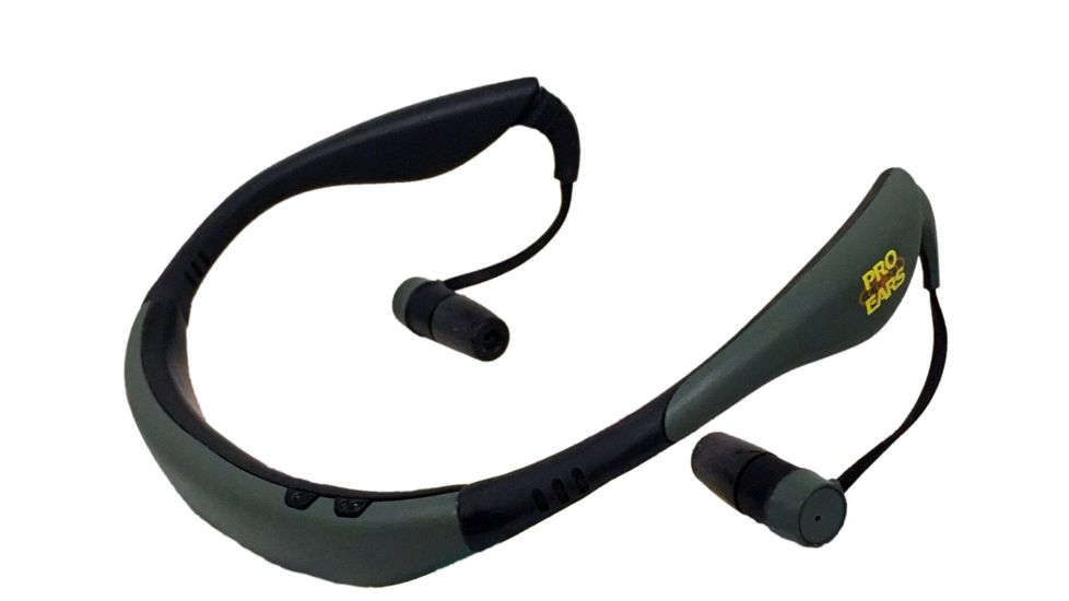USED Pro Ears Stealth 28 Hearing Protection, Green, PEEBGRN, EDEMO12, Excellent, Inspect and Rebox