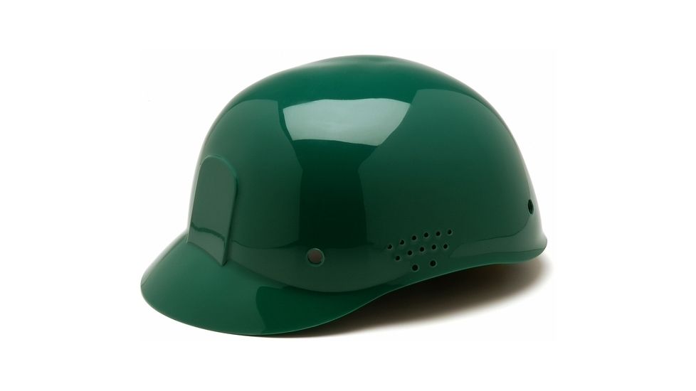 Pyramex 4 Point Snap Lock Suspension Bump Cap - Green HP34035