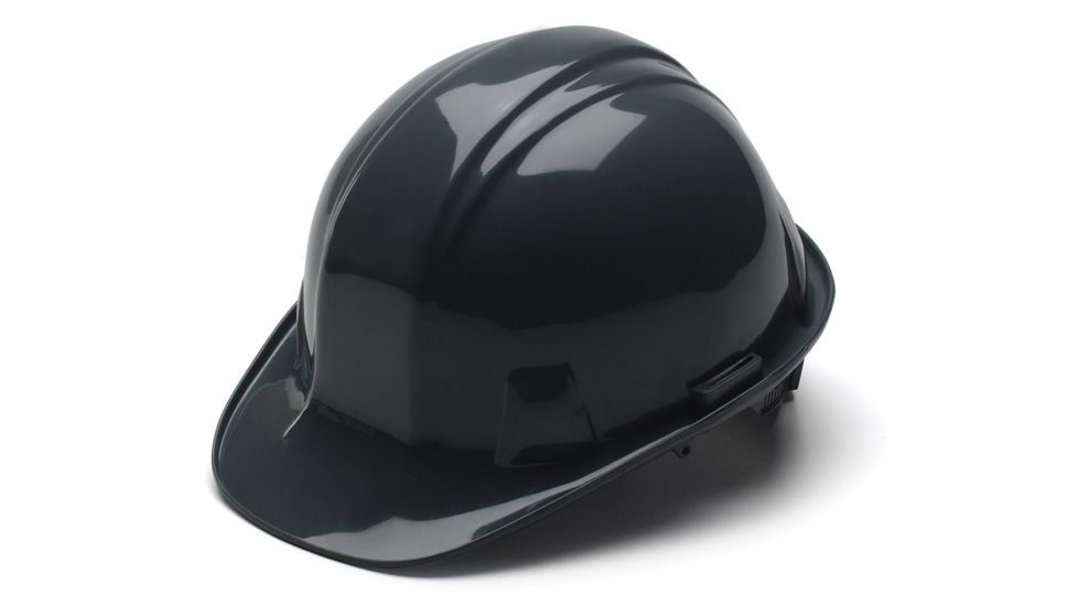Pyramex Black Standard Shell 4-Point Ratchet Suspension Helmet HP14111