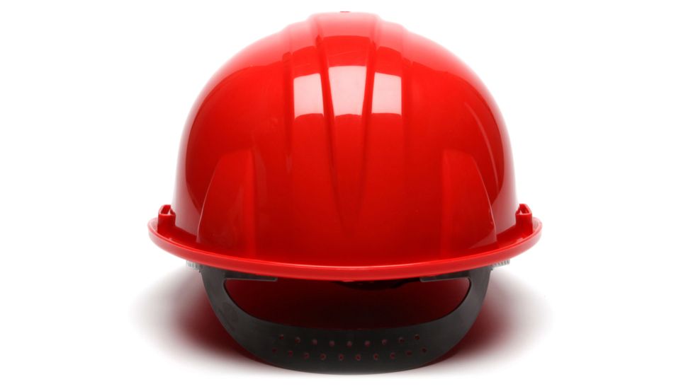 Pyramex Cap Style 6 Point Snap Lock Suspension Hard Hats Red HP16020
