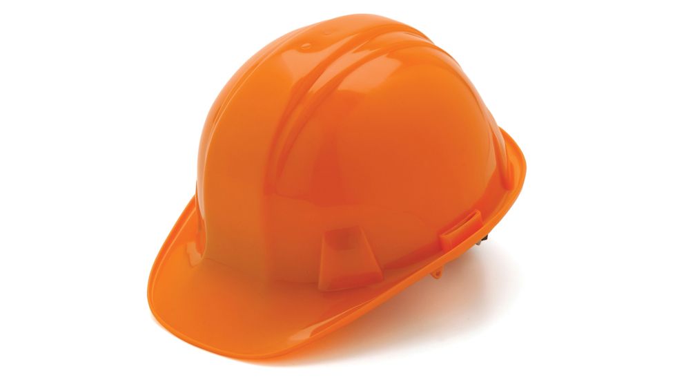 Pyramex Cap Style 6 Point Snap Lock Suspension Safety Helmets Orange HP16040
