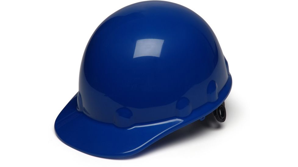 Pyramex Sleek Shell Cap Style 4 Point Ratchet Suspension Hard Hat - Blue HPS14160