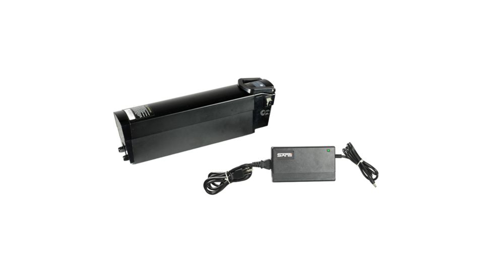 QuietKat 48V 11.6ah Lithium Ion Bike Battery and Charger, Black, One Size Fits Most, 18QKM48V