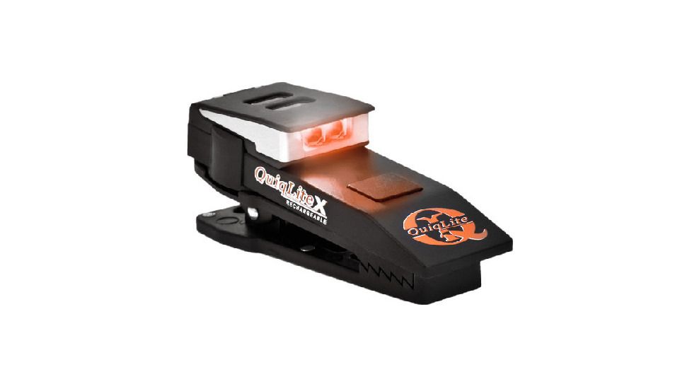 Quiqlite X Rechargeable Duty Light, White/Red LEDs Q-XRW