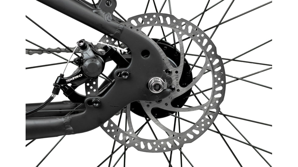 Rambo Bikes Savage Electric Bicycle, Bafang BBS02 750W High Torque Motor, 19 mph Speed w/o Pedaling, Black, 750W
