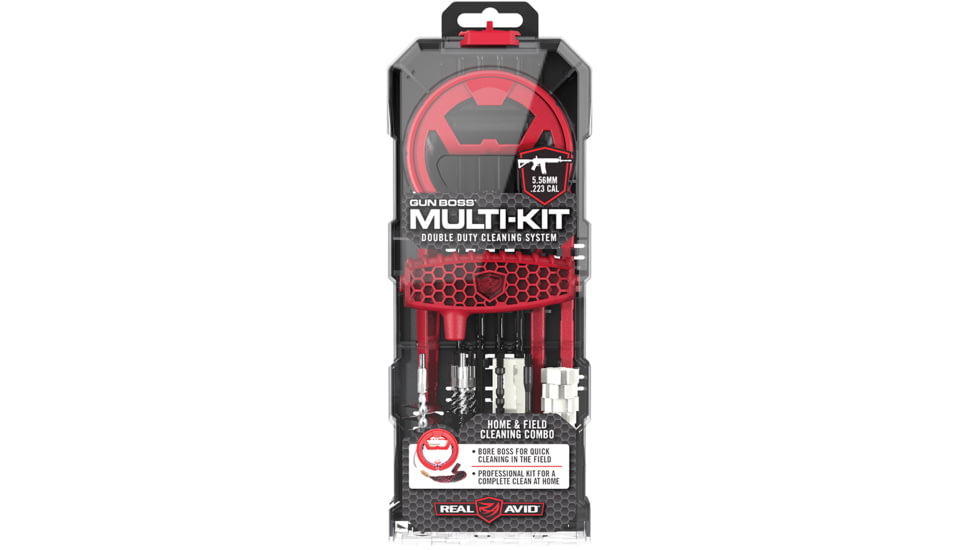 Real Avid Gun Boss Cleaning Multi-Kit, .223cal/5.56mm, AVGBMK223