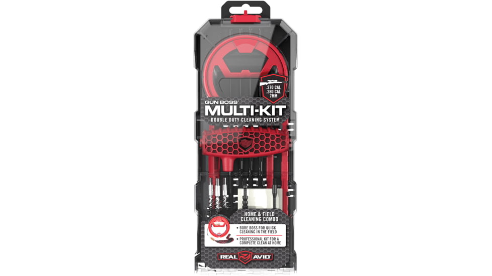 Real Avid Gun Boss Cleaning Multi-Kit, .270cal/.280cal/7mm, AVGBMK270